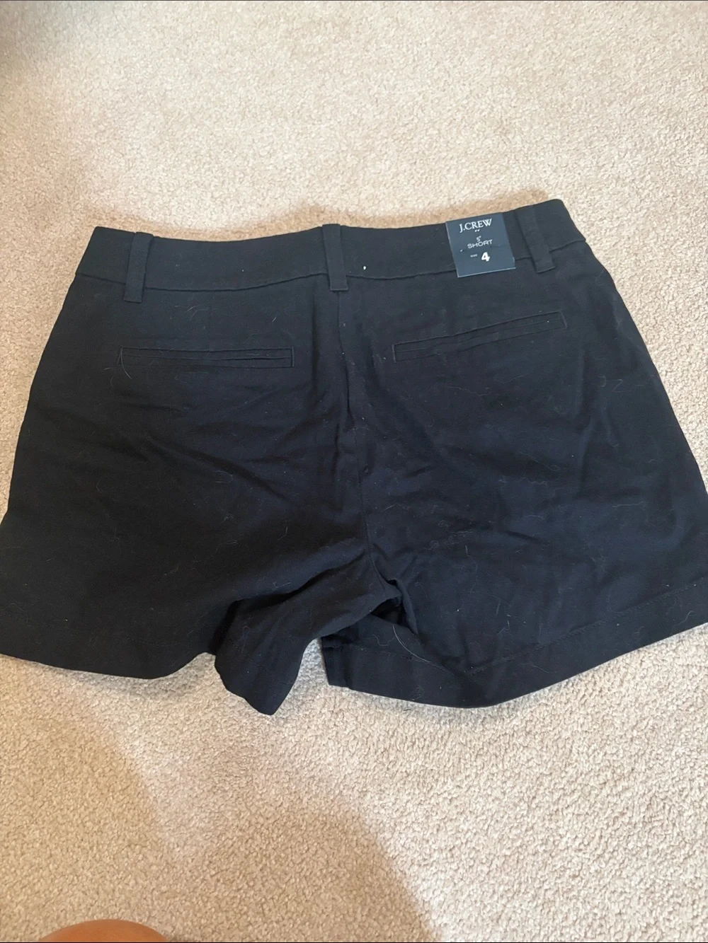J. Crew Black Women's Shorts in size four brand new